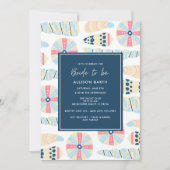 Party "Beach Themed Brautparty" Einladung (Vorderseite)