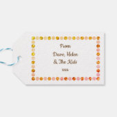 Party Bear Geschenkanhänger (Rückseite Horizontal)