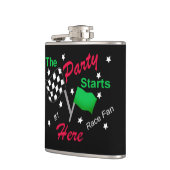 Party beginnt hier Race Name Personalisiert Bevera Flachmann (Links)