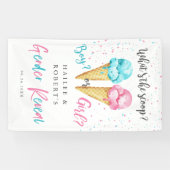 Party-Begrüßungsbanner für Eiscreme Banner (Horizontal)