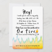 Party bei Brandbrand Einladung (Vorderseite)