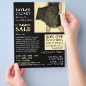 Party, Bekleidungswerbung Flyer (Hand)