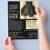 Party, Bekleidungswerbung Flyer (Hand)