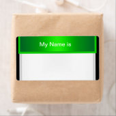 Party-Beschriftungsmarke Grün (Insitu)