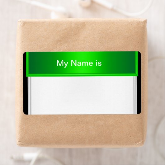 Party-Beschriftungsmarke Grün (Insitu)