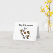 Party bis das Ich kommt Zuhause - Funny Cartoon Ku Karte (Gelbe Blume)