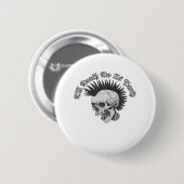 Party, bis der Tod uns scheidet Halloween Button (Vorne & Hinten)