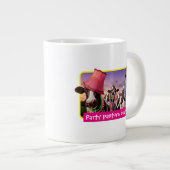 Party 'bis die Kühe kommen Zuhause Jumbo-Tasse (Vorderseite Rechts)