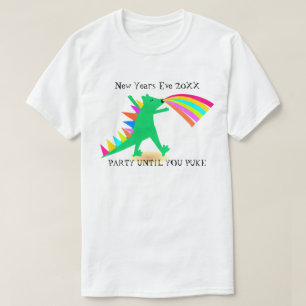 Party bis du den Dinosaurier-T - Shirt gepuckt has