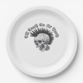 Party bis zum Tod tun uns Party Halloween Pappteller (Vorderseite)