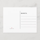 Party Black Gold Tropical 40. Geburtstag Einladungspostkarte (Rückseite)