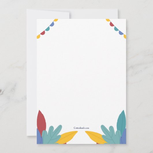 Party blockieren einladung (Rückseite)