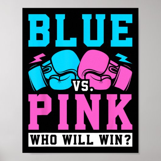 Party Blue VS Pink, der Boxen gewinnt Poster (Vorne)