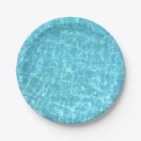 Party Blue Water Swimmingpool Blanche Vorlage