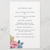 Party-, Blume- und Leuchtenpapierprogramm Flyer (Hinten)