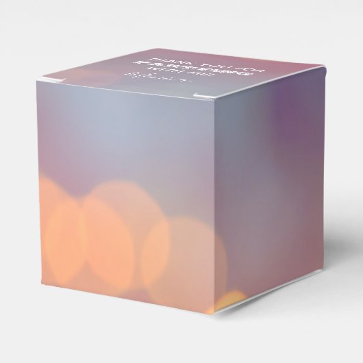 Party Bokeh 2 Zoll x 2 Zoll Geschenkschachtel (Vorderseite)