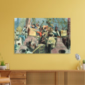 Party Boston Tea, 16. Dezember 1773 Leinwanddruck (Insitu (Wohnzimmer))