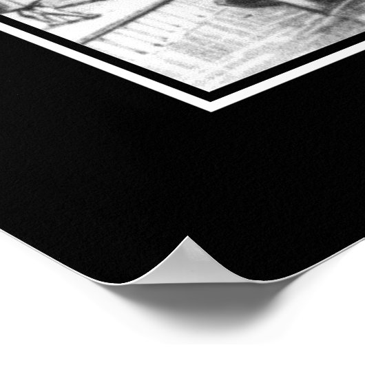 Party Boston Tea 16. Dezember 1773 Poster (Ecke)