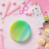 Party-Bowls aus Papier - Regenbogen Pappteller (Party)
