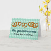 Party Brei-Drehungen - 5 Optionen für benutzerdefi Karte (Gelbe Blume)