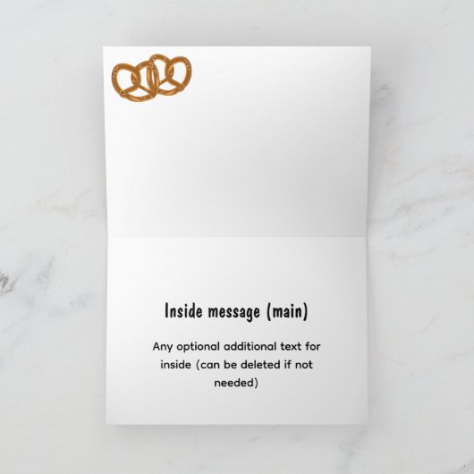 Party Brei-Drehungen - 5 Optionen für benutzerdefi Karte (Innenseite)