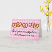 Party Brei-Drehungen - 5 Optionen für benutzerdefi Karte (Gelbe Blume)