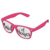Party-Brille mit Handschrift Trauzeugin Sonnenbrille (Schrägansicht)