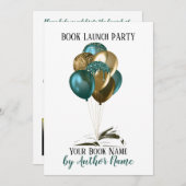 Party "Buchen" Einladung (Vorne/Hinten)