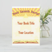 Party "Buchen" Einladung (Stehend Vorderseite)