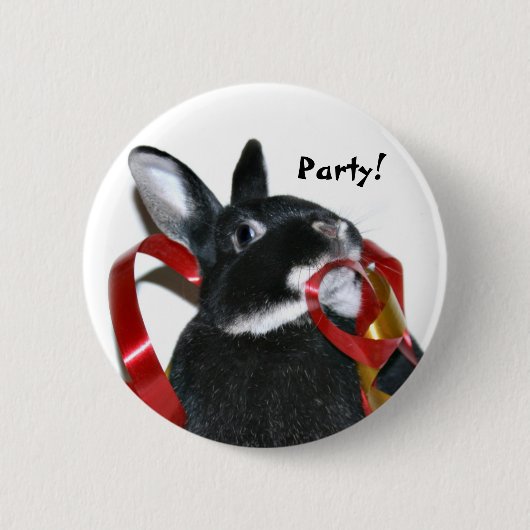 Party Bunny Button (Vorderseite)