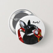 Party Bunny Button (Vorne & Hinten)