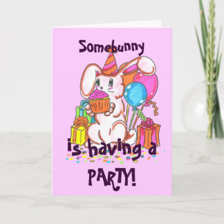 Party Bunny Einladung
