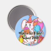 Party Bunny Magnet (Vorderseite/Rückseite)