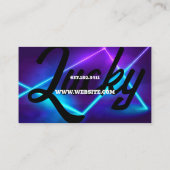 Party-Bus, Party Limo, Autovermietung Visitenkarte (Rückseite)