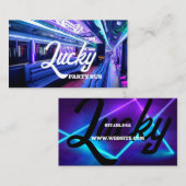 Party-Bus, Party Limo, Autovermietung Visitenkarte (Vorne/Hinten)