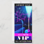 Party Bus Sweet 16 VIP-Ticket für alle Zugangspäss (Vorderseite)