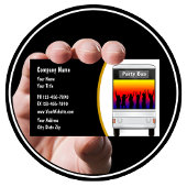 Party-Busmietkarte Visitenkarte