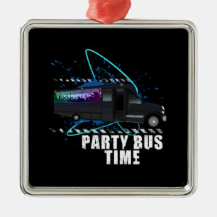 Party-Buszeit Ornament Aus Metall