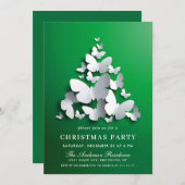 Party Butterfly Monarch Holiday CHRISTMAS Einladung (Vorne/Hinten)