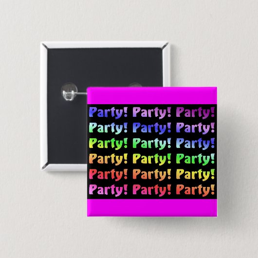 Party! Button (Vorne & Hinten)