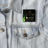 Party-Button des kundengebundenen Sylvesterabends Button (Beispiel)