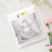 Party Cake Lavendel Floral Wasserfarbener Park/Gar Geschenktütchen (Versiegelt)