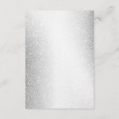 Party Cake Lavender Floral Elegante Hochzeit Begleitkarte (Rückseite)