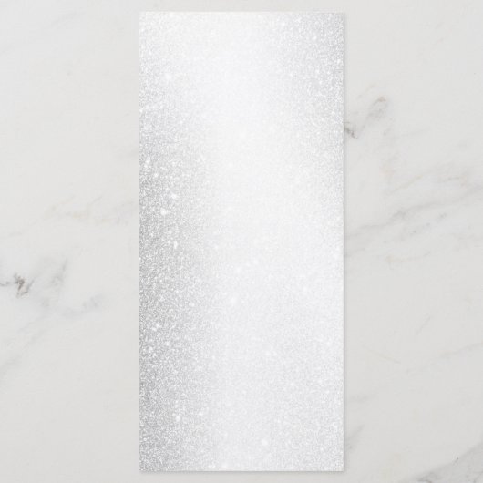 Party Cake Lavender Floral Elegante Hochzeit Menükarte (Rückseite)