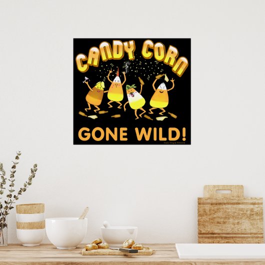 Party Candy Mais Halloween Poster (Küche)