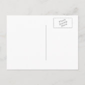 Party-Card für blaues und grünes Foto Einladungspostkarte (Rückseite)