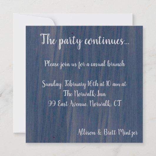 Party Card für einfache Ocean-Sammlung Einladung (Vorderseite)