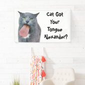 Party Cat Got Ihre Zunge? Banner (Insitu)