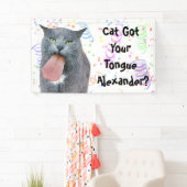 Party Cat Got Ihre Zunge? Banner (Insitu)