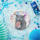 Party Cat Got Ihre Zunge? Pappteller (Party)